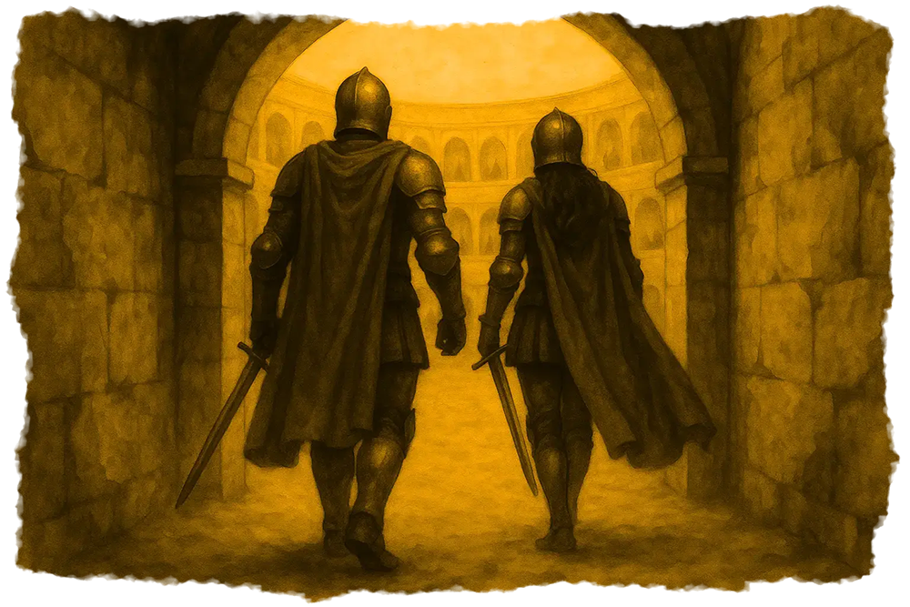 Welcome illustration of Duelera PvP game arena